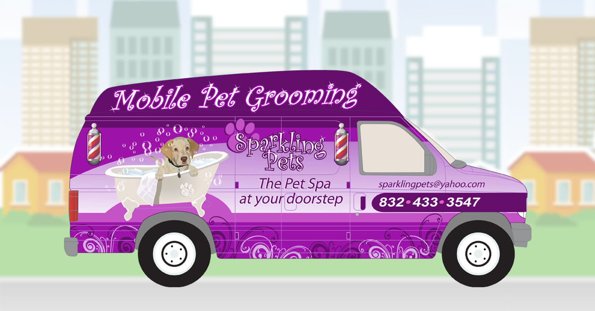 Sparkling Pets Mobile Pet Spa Dog Grooming